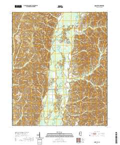 2020 Map of Amory SE, 2020 Print