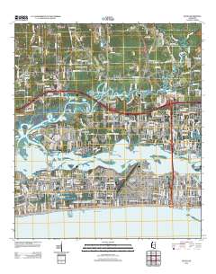 2012 Map of Biloxi, 2012 Print
