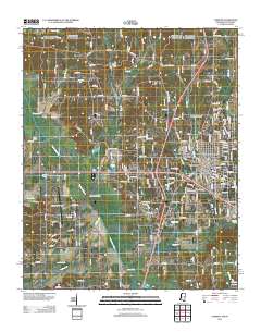 2012 Map of Corinth, 2012 Print