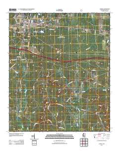 2012 Map of Forest, 2012 Print