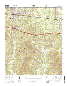 2015 Map of Forest, 2015 Print