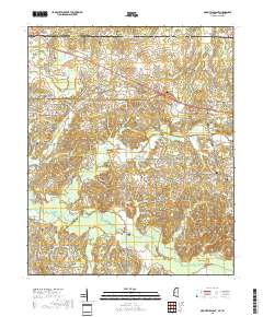 USGS 1:24,000: Mount Pleasant, Mississippi - $14.00 : Charts and Maps 