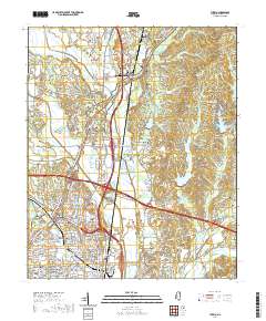 2021 Map of Tupelo, 2021 Print
