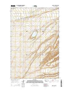 2014 Map of Ackley Lake, 2014 Print