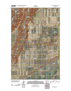 2011 Map of Arrow Creek, 2011 Print
