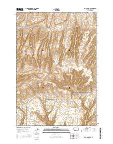 2014 Map of Bear Coulee SW, 2014 Print