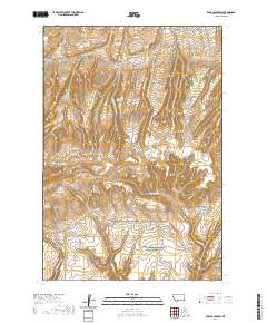 2020 Map of Bear Coulee SW, 2020 Print
