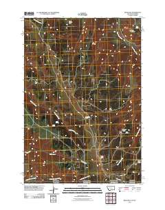 2011 Map of Bear Hole, 2011 Print