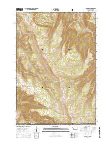 2014 Map of Bear Hole, 2014 Print