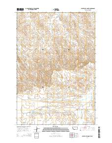 2014 Map of Beaver Flats North, 2014 Print