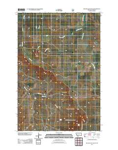 2011 Map of Beaver Flats South, 2011 Print
