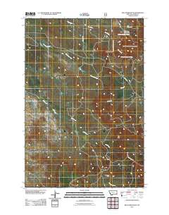 2011 Map of Belltower Butte, 2011 Print