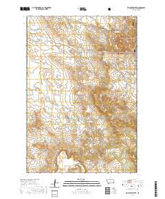 2020 Map of Belltower Butte, 2020 Print