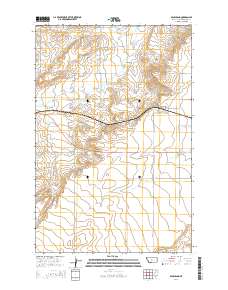 2014 Map of Benchland, 2014 Print