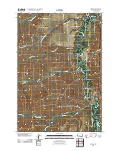 2011 Map of Benteen, 2011 Print