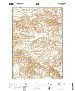 2020 Map of Bentonite Flats, 2020 Print