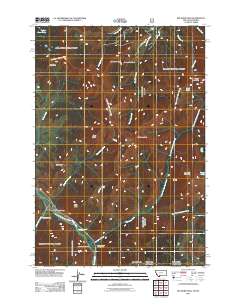 2011 Map of Big Horn Peak, 2011 Print
