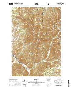 2020 Map of Big Horn Peak, 2020 Print