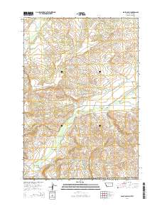 2014 Map of Black Gulch, 2014 Print