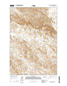2014 Map of Blacktail Creek SE, 2014 Print