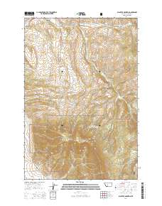 2014 Map of Blacktail Mountain, 2014 Print