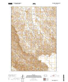 2020 Map of Board Corral Creek, 2020 Print