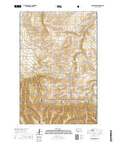 2020 Map of Browns Canyon, 2020 Print