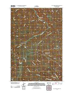 2011 Map of Bull Creek Lookout, 2011 Print