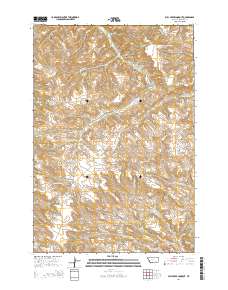 2014 Map of Bull Creek Lookout, 2014 Print