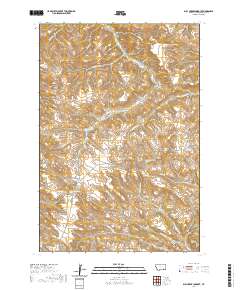 2020 Map of Bull Creek Lookout, 2020 Print