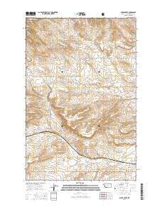 2014 Map of Byrne Creek, 2014 Print