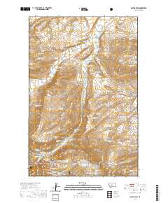 2020 Map of Cayuse Basin, 2020 Print