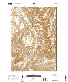 2020 Map of Chilkoot Coulee, 2020 Print