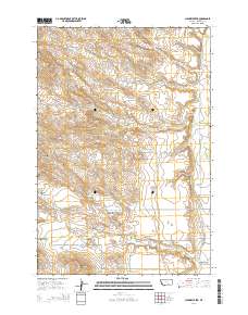 2014 Map of Chimney Creek, 2014 Print