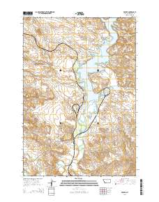 2014 Map of Decker, 2014 Print