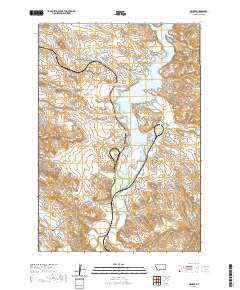 2020 Map of Decker, 2020 Print