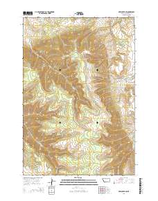 2014 Map of Deep Creek SW, 2014 Print