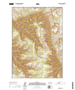 2020 Map of Deep Creek SW, 2020 Print