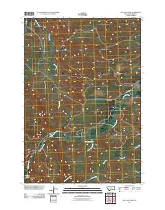 2011 Map of Dry Soap Creek, 2011 Print