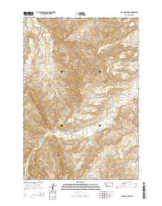 2014 Map of Dry Soap Creek, 2014 Print