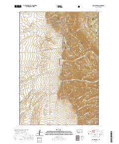 2020 Map of Flathead Pass, 2020 Print