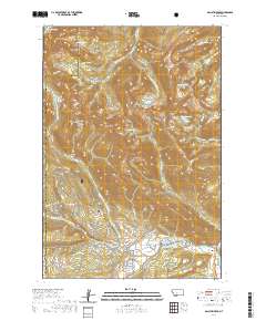 2020 Map of Gallatin Peak, 2020 Print