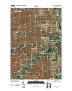 2011 Map of Good Luck Creek, 2011 Print