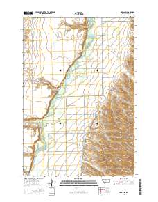 2014 Map of Hardin SW, 2014 Print