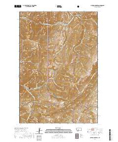 2020 Map of Hatfield Mountain, 2020 Print