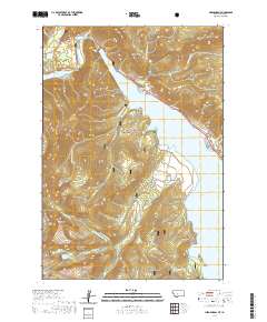 2020 Map of Hebgen Dam, 2020 Print