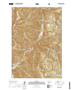 2020 Map of Hidden Lakes, 2020 Print