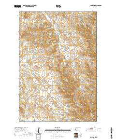2020 Map of Jeans Fork NE, 2020 Print
