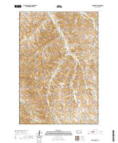 2020 Map of Jeans Fork SW, 2020 Print