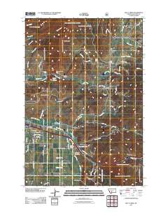2011 Map of Kelly Creek, 2011 Print